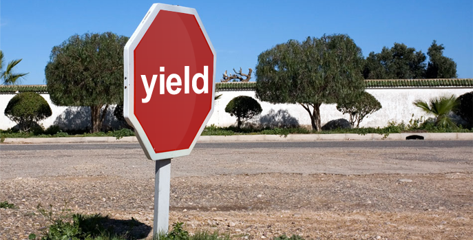 Yield sign