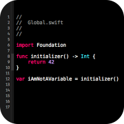 Global variables in Swift are not variables