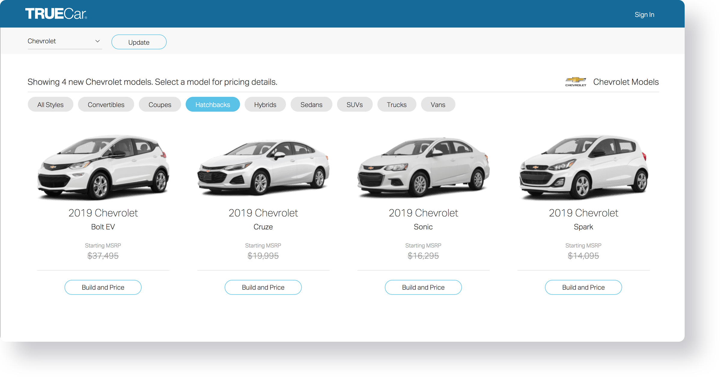 TrueCar - Ruby on Rails website