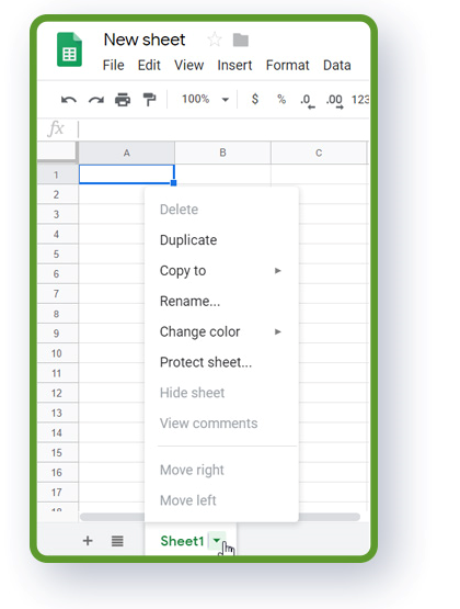 Google Sheets guide - basics of how to manipulate google sheets