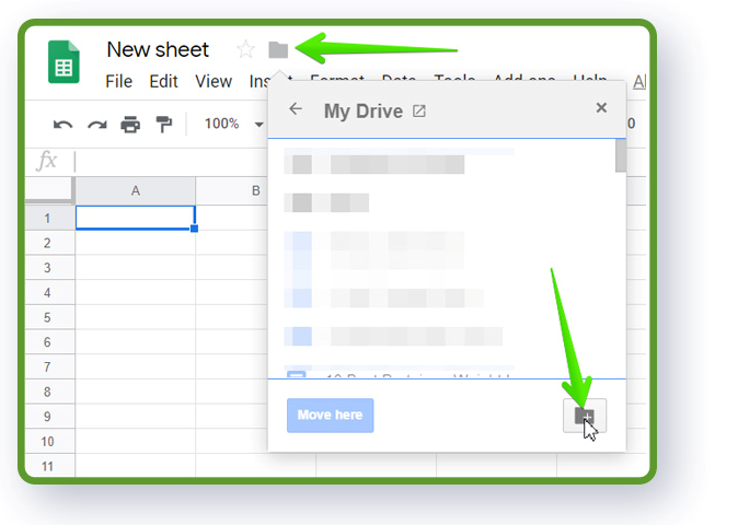 Google Sheets tutorial - tips to create a new spreadsheet