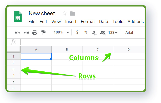 Google Sheets structure