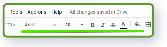 Google Sheets for Beginners - data formatting options