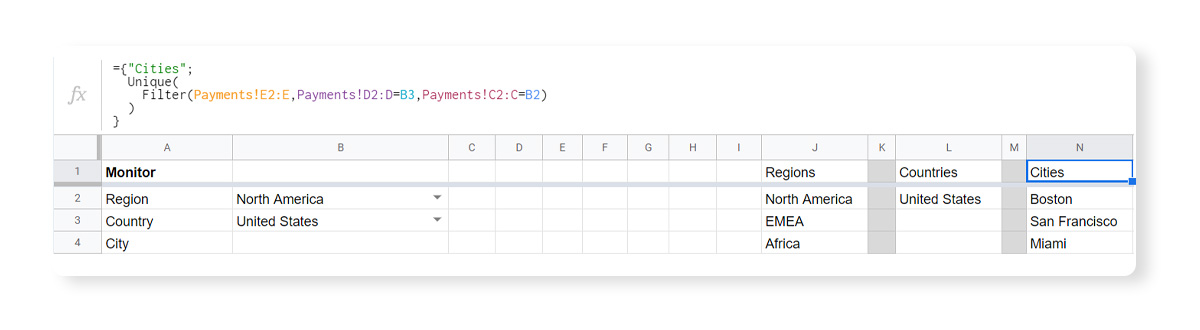 Spreadsheet data validation