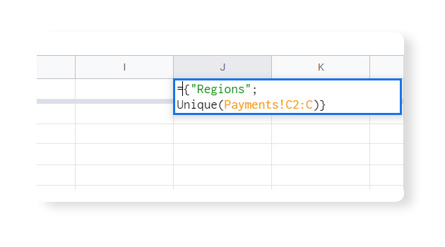 Data Validation in Google Sheets 