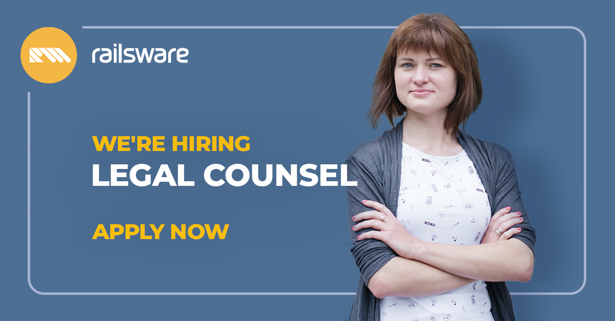 Legal Counsel Railsware jobs